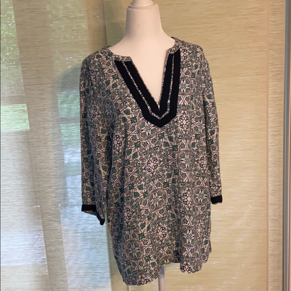Linen Tunic blouse  by Jones of NewYork